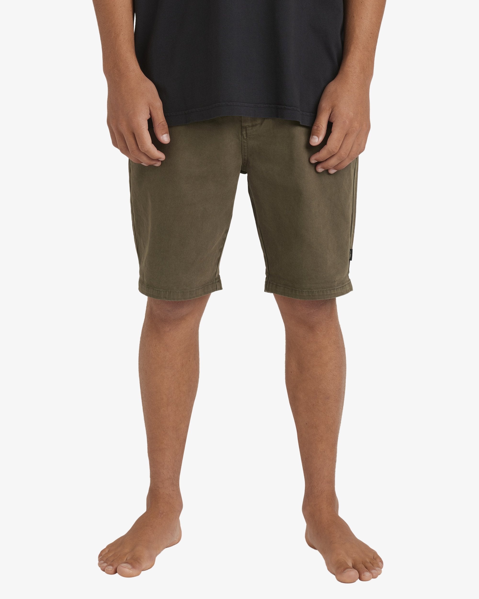 Mens Wave Washed Twill 19" Shorts