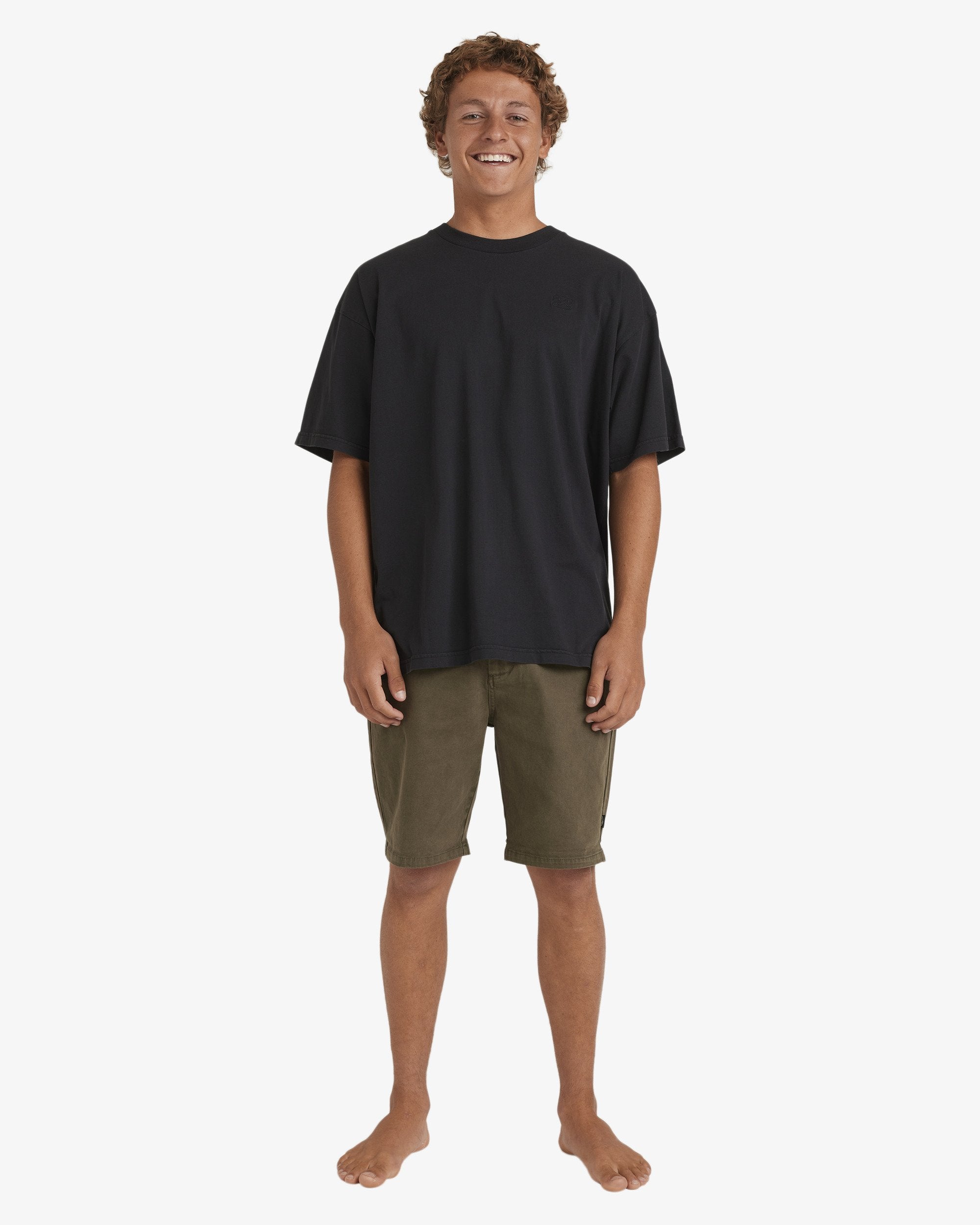 Mens Wave Washed Twill 19" Shorts