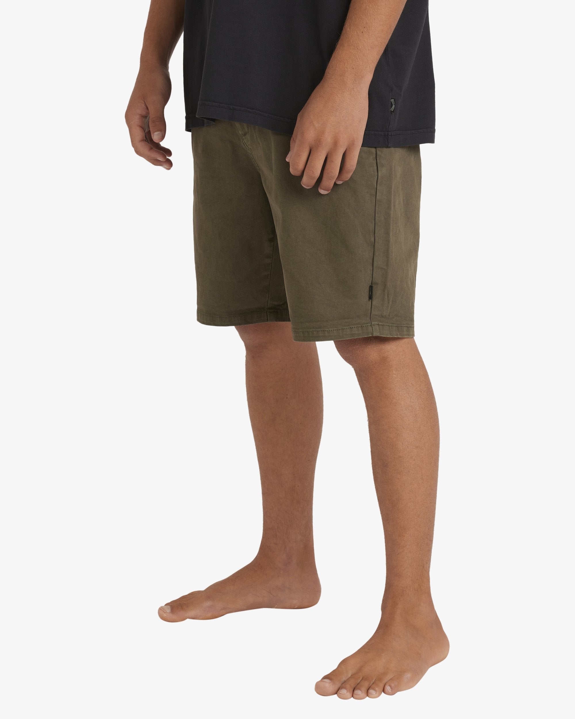 Mens Wave Washed Twill 19" Shorts