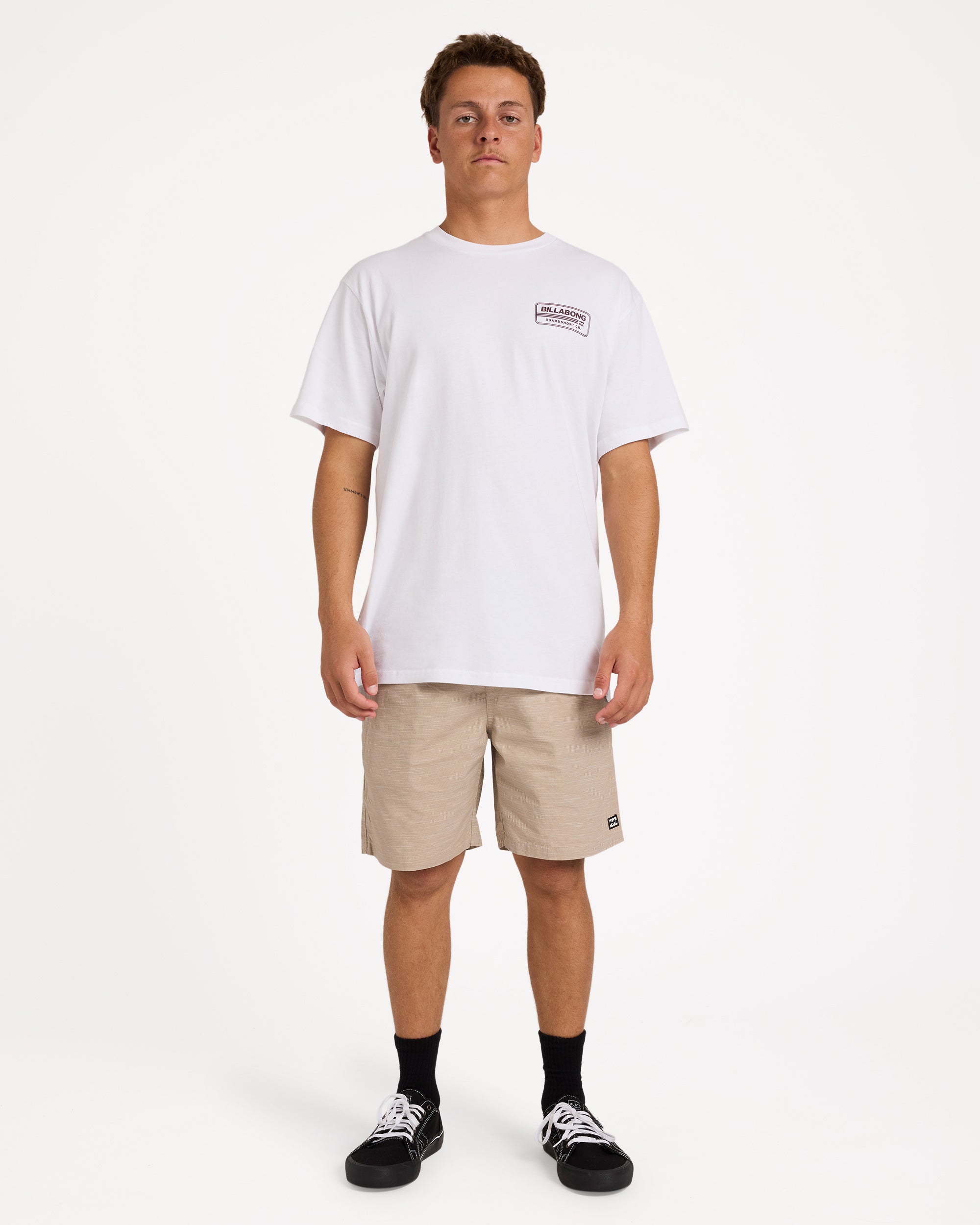 Mens Slub Elastic 21" Shorts