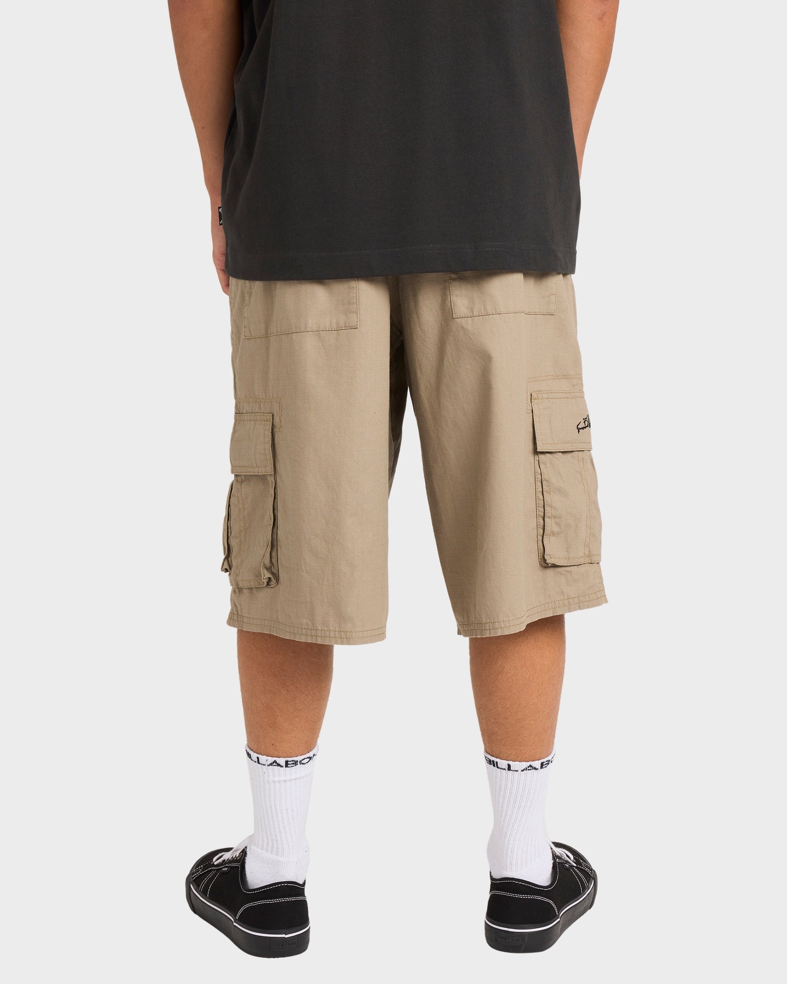 Mens Script Cargo Shorts