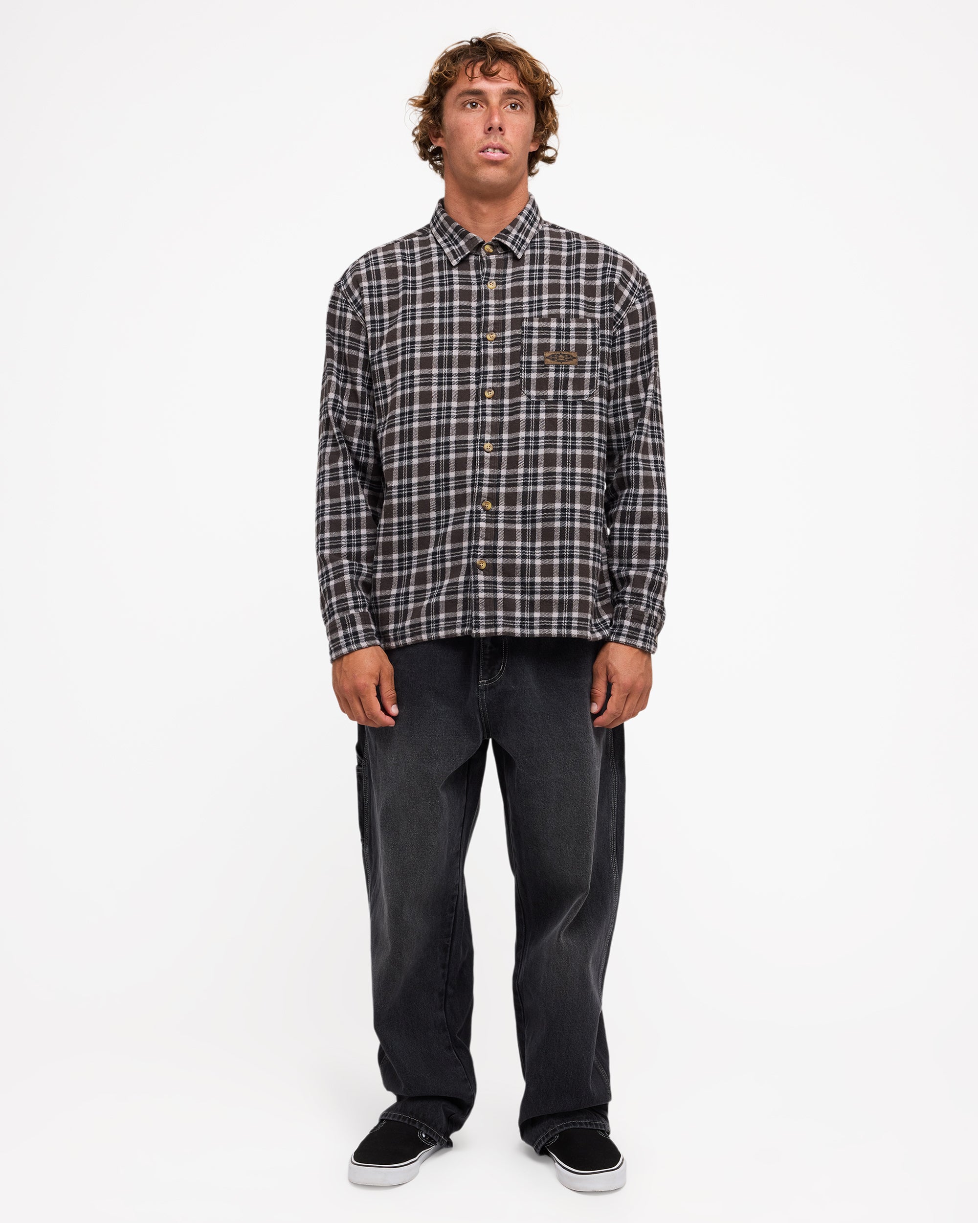 Mens Immortal Flannel Long Sleeve Shirt