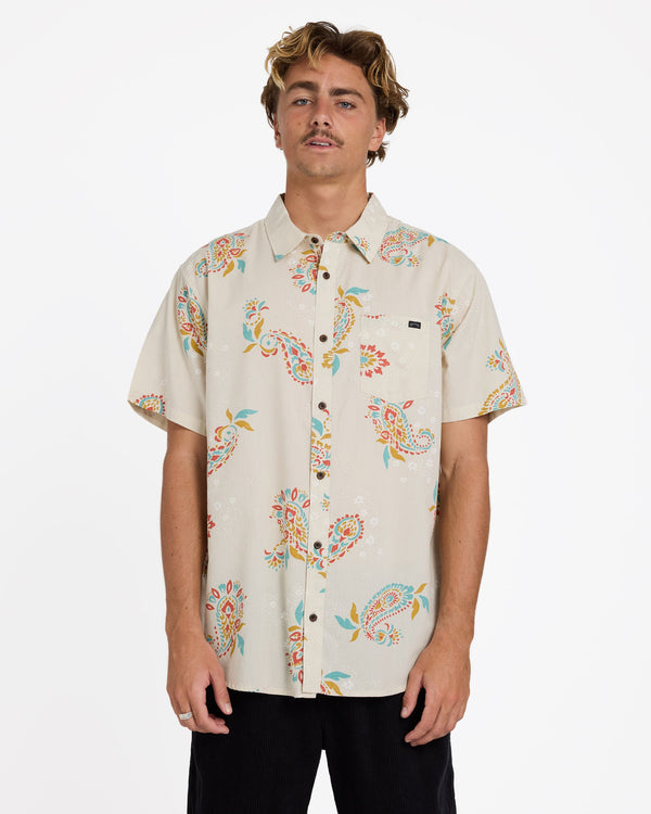 Mens Sundays Short Sleeve Shirt
