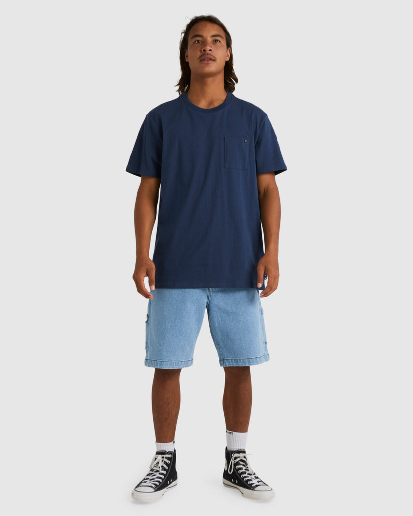 T-Shirt Uomo Alpinestars Service Premium Pocket – Cotone, Con Taschino