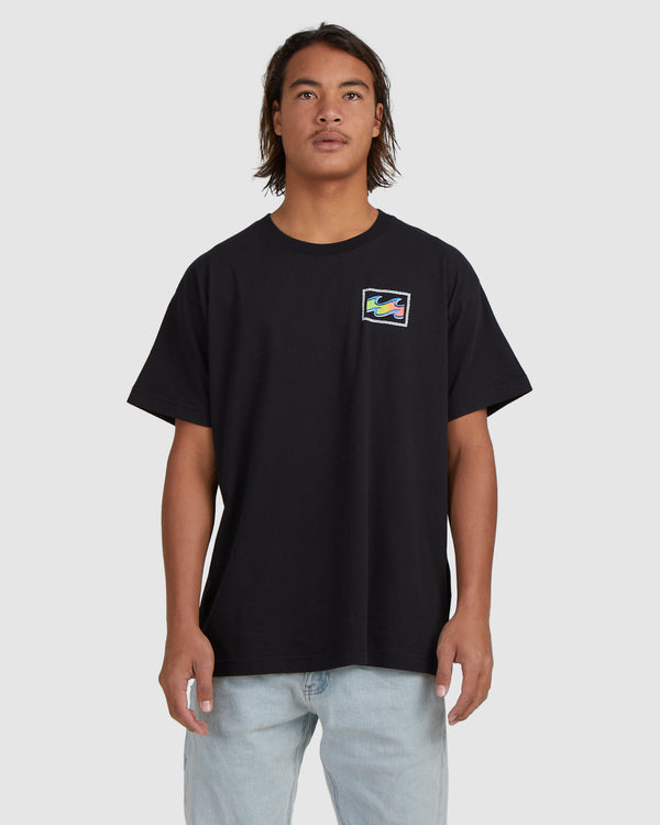 Mens Crayon Wave T-Shirt