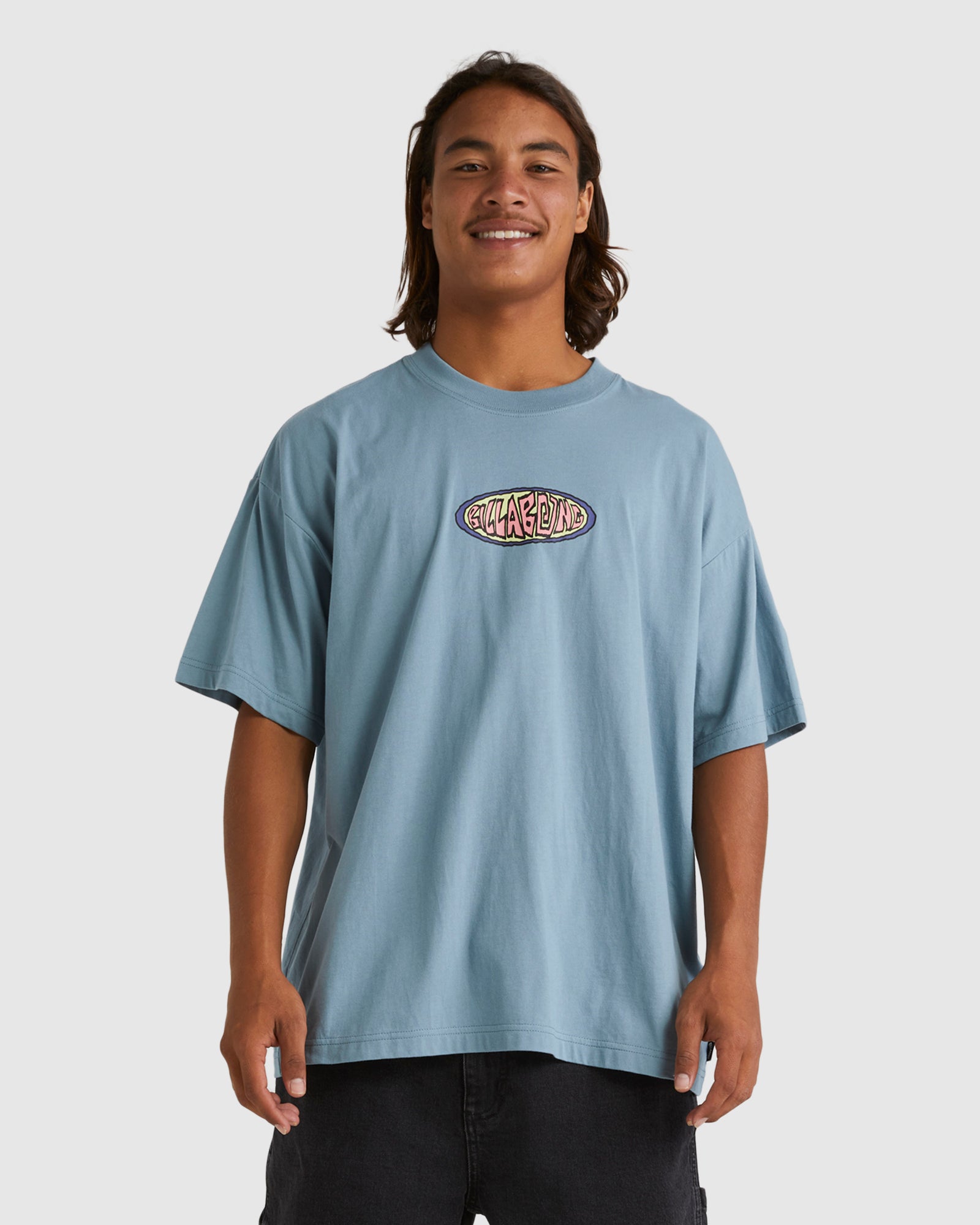 Billabong Mens Hollow T-Shirt (Washed Blue) main image 0