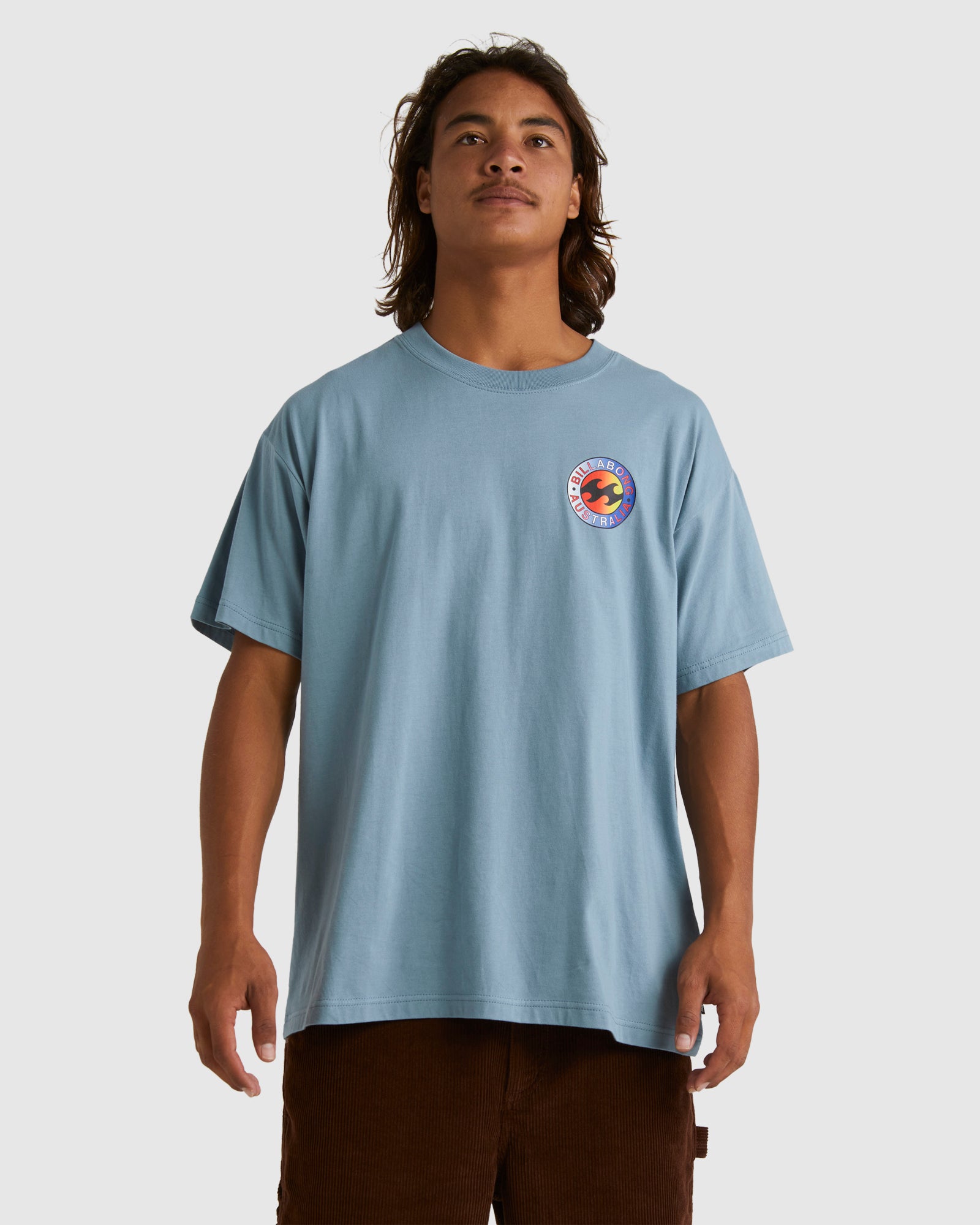 Mens Vintage Rotar T-Shirt WASHED BLUE XS - Main Image