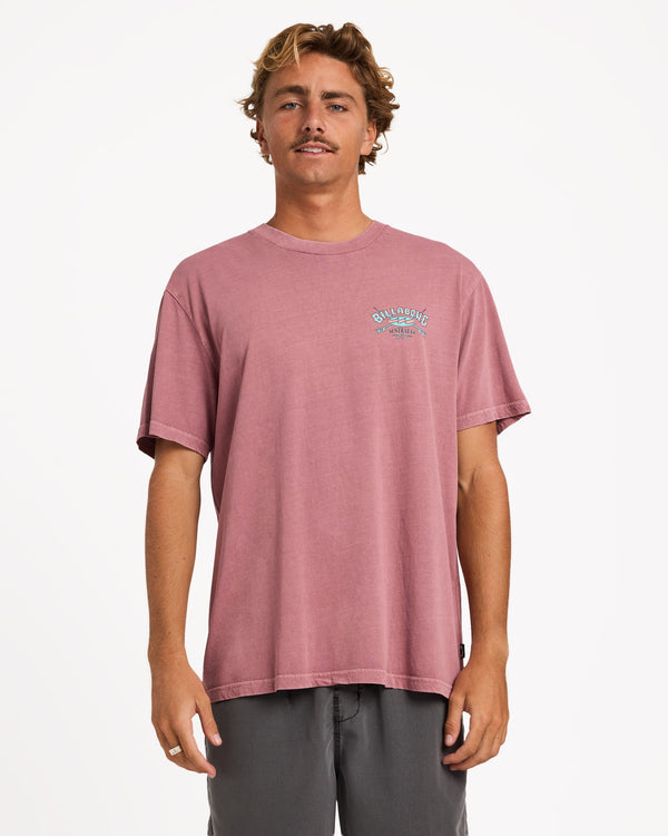 Mens Heritage Arch Wave Wash Premium T-Shirt